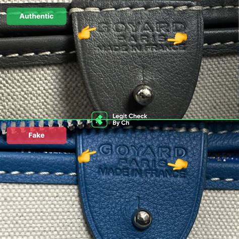 goyard saigon real vs fake|goyard bag vs real.